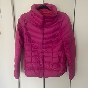 Eddie Bauer Pink and Red Puffer Jacket